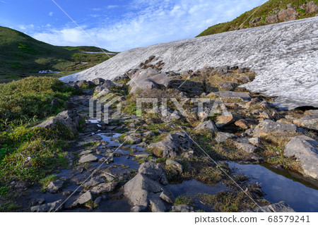 Early summer mountain trail of Mt. Chokai (Sainogawara) 68579241