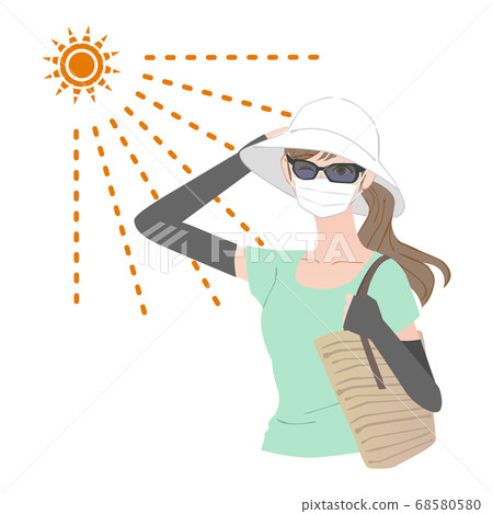Woman 05 against UV rays 68580580