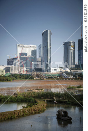cotai strip casino resorts view from taipa in 68581876