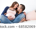 lovely young pregnant couple 68582069