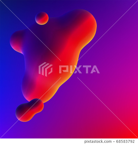 Fluid design liquid blobs with vibrant intense colors abstract background Fluid design liquid blobs with vibrant intense colors abstract background 68583792