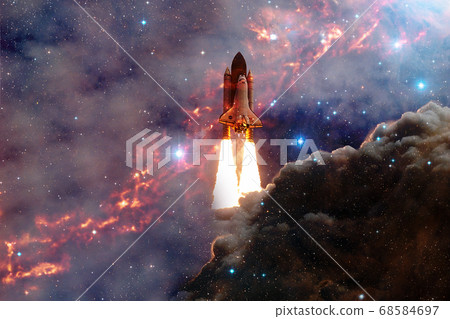 Space Shuttle Atlantis. Elements of this image furnished by NASA Space Shuttle Atlantis. Elements of this image furnished by NASA 68584697