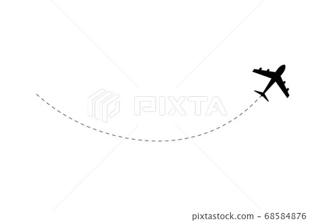 Airplane line path 68584876