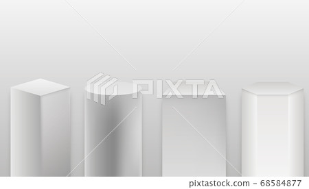 Realistic cubes podium Realistic cubes podium 68584877