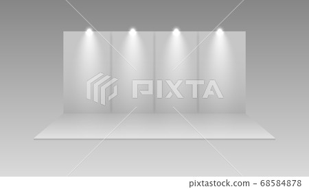 Expo stands mockup. Expo stands mockup. 68584878