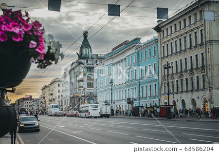 Nevsky prospect St. Petersburg, buildings, 68586204