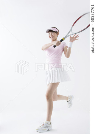 打網球的女人 68587761