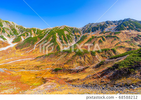 A magnificent view of Murodo in autumn with beautiful autumn colors [Toyama Prefecture] 68588212
