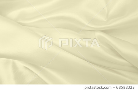 Smooth elegant golden silk or satin luxury cloth 68588322