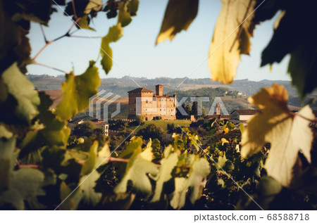 the castle of Grinzane Cavour, italy the castle of Grinzane Cavour, italy 68588718