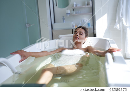 Nothing better than warm bath to bring joy and relaxation 68589273