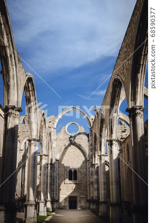 Ruins of the ancient convent of Carmo in Lisbon Ruins of the ancient convent of Carmo in Lisbon 68590377