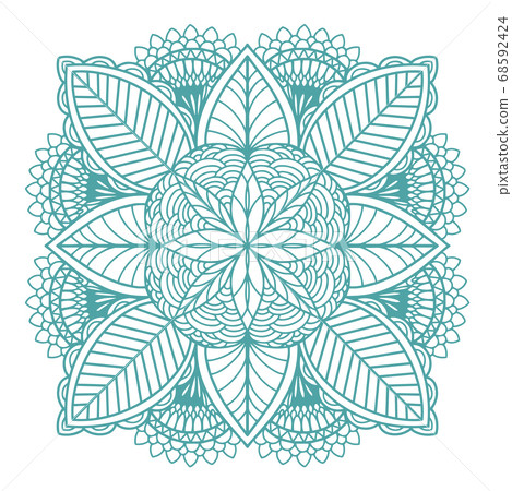 Floral seamless border of a wild flowers and herbs 68592424