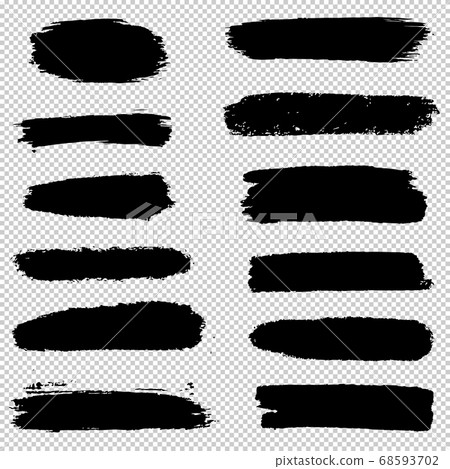 Set of vector brush strokes.Collection of vector brush hand drawn graphic element. grunge background. Set of vector brush strokes.Collection of vector brush hand drawn graphic element. grunge background. 68593702