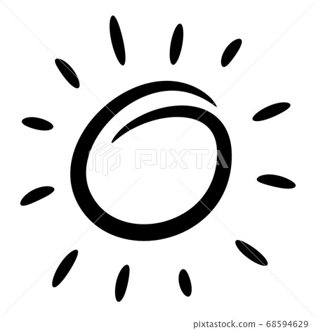 Design elements funny doodle sun Design elements funny doodle sun 68594629