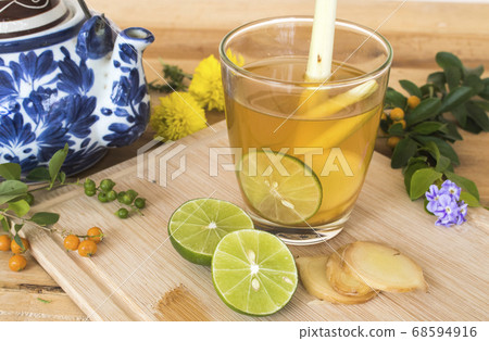 herbal healthy drinks mix ginger ,lemon ,honey ,lemongrass for sore throat with teapot herbal healthy drinks mix ginger ,lemon ,honey ,lemongrass for sore throat with teapot 68594916