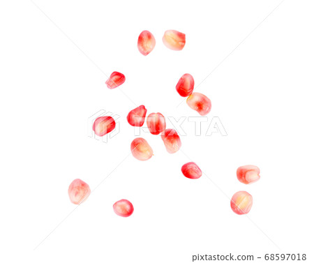 pomegranate isolated on white background pomegranate isolated on white background 68597018