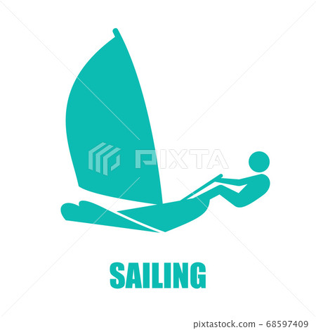 Yacht competition/Sailing icon 68597409