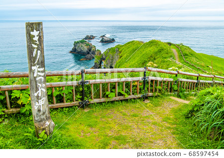 Cape Hamitappu, summer, Hamanaka-cho, Hokkaido 68597454