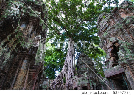 Cambodian ruins Cambodian ruins 68597754
