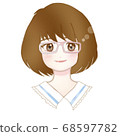 woman with glasses 68597782