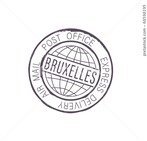 Bruxelles international postal global service icon Bruxelles international postal global service icon 68598195