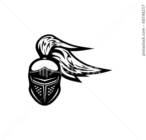 Knight, spartan gladiator, crusader warrior helmet Knight, spartan gladiator, crusader warrior helmet 68598257