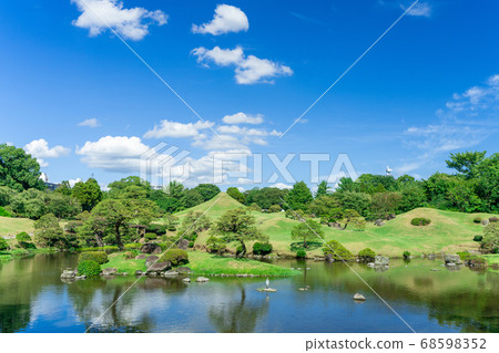 熊本縣熊本市中央區水前寺上水園和水前寺公園 熊本縣熊本市中央區水前寺上水園和水前寺公園 68598352