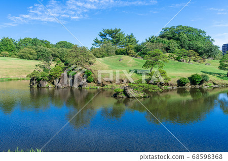 熊本縣熊本市中央區水前寺上水園和水前寺公園 熊本縣熊本市中央區水前寺上水園和水前寺公園 68598368