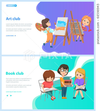 Art and Book Club, Children at School Webpage 68598943