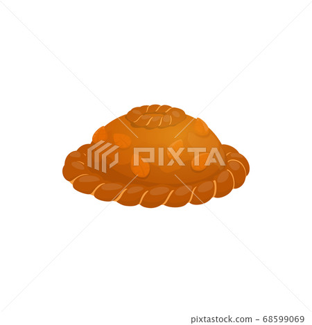 Slavs wedding bread isolated karavai 68599069