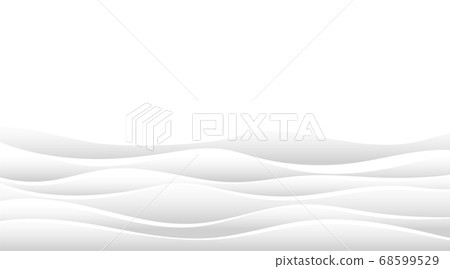 Wave 3d light gray and white gradient lines layer 68599529