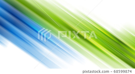 Shiny glowing green blue smooth stripes abstract - Stock Illustration ...