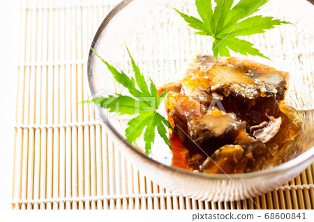 Simmered boiled chicken Simmered boiled chicken 68600841