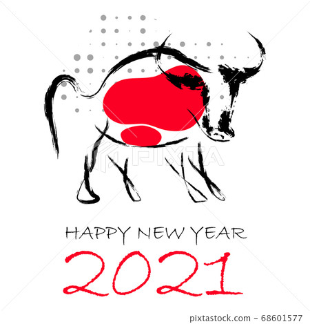 Chinese new year 2021 background. Ox, bull, cow Chinese new year 2021 background. Ox, bull, cow 68601577