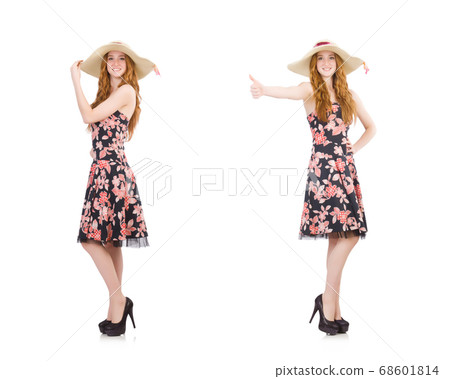 Young woman in fashion concept 68601814
