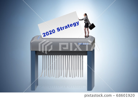 Concept of failed strategy and plans in 2020 68601920
