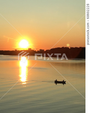 北歐白夜日落 北歐白夜日落 68602228