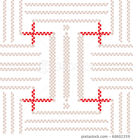 A typical design of Amami Oshima Tsumugi Akina rose pattern design A typical design of Amami Oshima Tsumugi Akina rose pattern design 68602359