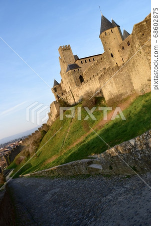 Carcassonne Castle, a historic city 68602875