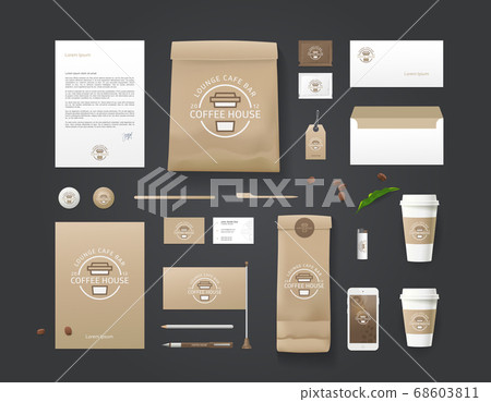 Download Corporate Identity Template Business Set For Stock Illustration 68603811 Pixta