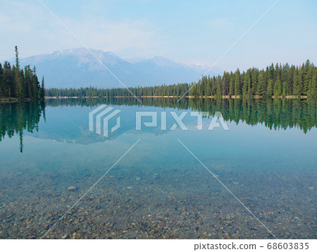 Canada Boss Lake facing Jasper Park Lodge Canada Boss Lake facing Jasper Park Lodge 68603835