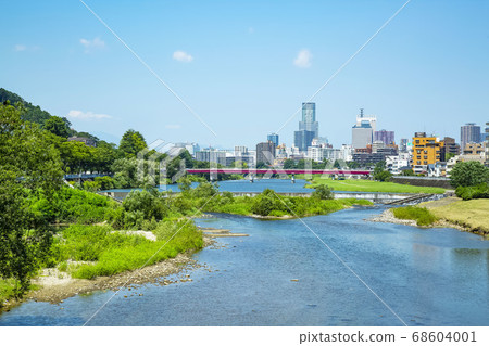 View of Sendai City Hirosegawa Building Street 68604001