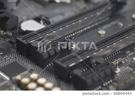Intel LGA 1151 cpu socket on motherboard Computer 68604445