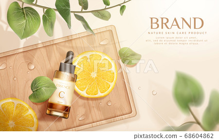 Skin care product ad template 68604862
