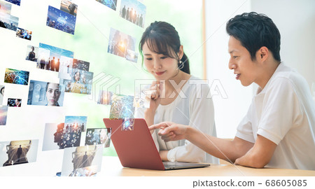 視頻內容社交媒體 視頻內容社交媒體 68605085