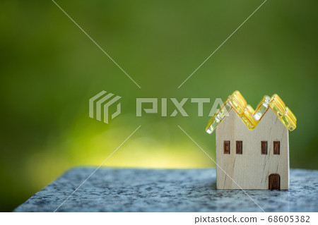 Wooden cute house Wooden cute house 68605382