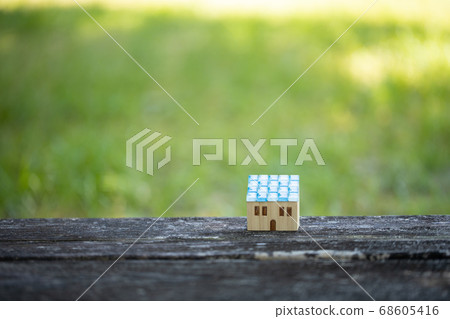 Wooden cute house 68605416