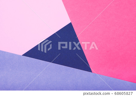 Abstract geometric purpur and pink paper background 68605827