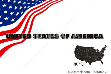 Graphic banner with United States theme. Graphic banner with United States theme. 68606572